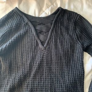 Black Knitted Sweater